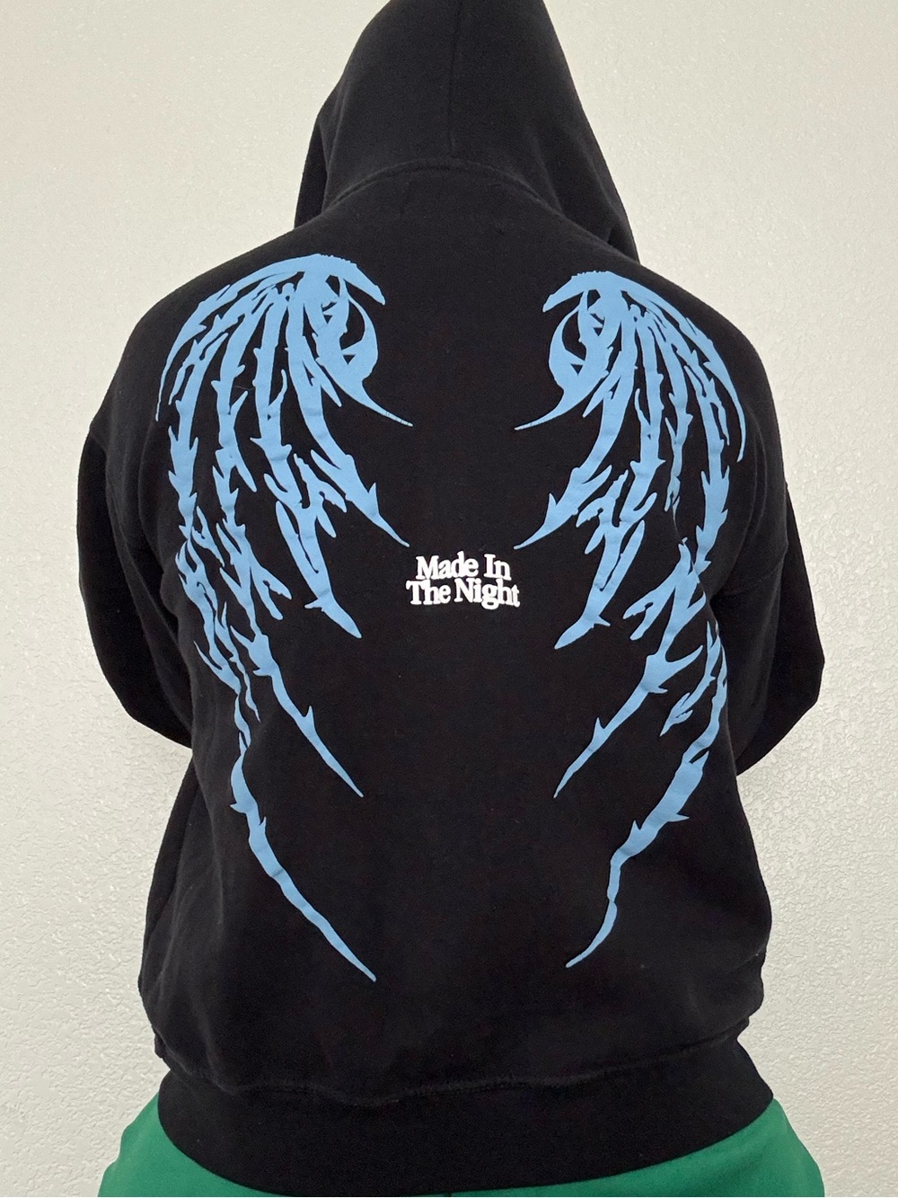 Night Lab PacSun Men’s black zip up hoodie